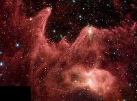 eastern edge of a region W5 by Spitzer infrared