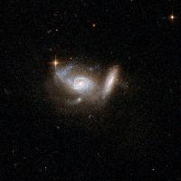 Interacting Galaxy ESO 550-2 by Hubble