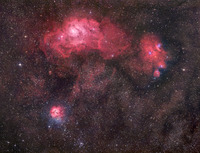 Sagittarius Triplet  by Robert Gendler