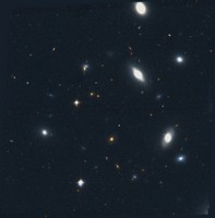 Coma Cluster region by Hubble/WikiSky