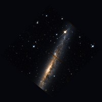 PGC 22338 galaxy by Hubble/WikiSky