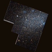 Sextans B dwarf galaxy by Hubble/WikiSky